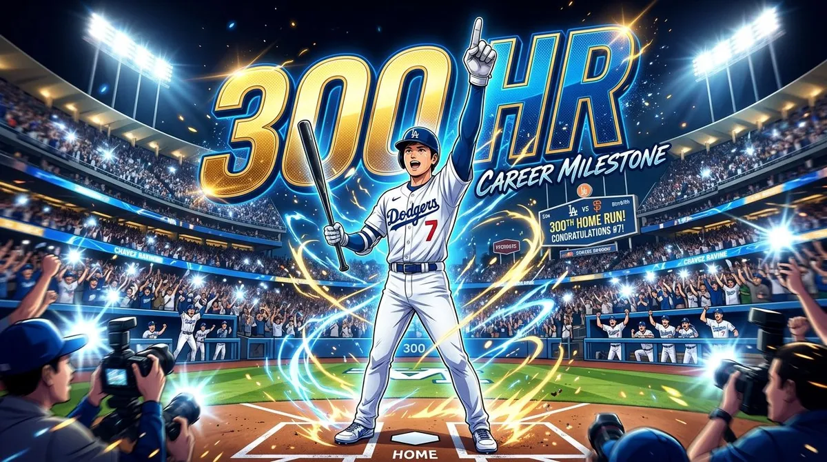 日本人初の偉業！大谷翔平が放った「通算300号本塁打」の歴史的価値とデータ