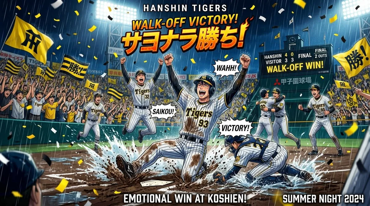 甲子園の熱狂！佐藤輝明の17号弾と森下翔太が呼び込んだサヨナラ勝ちの舞台裏