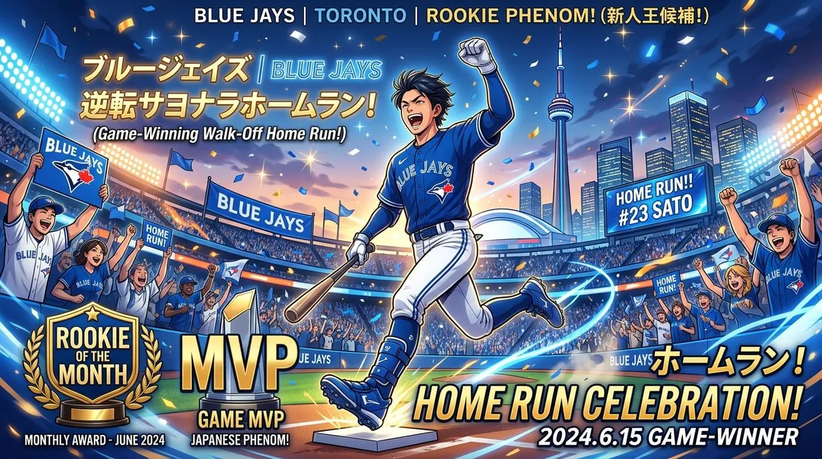 岡本和真、6月ALルーキー月間MVP！村上に続く日本人2ヶ月連続受賞の快挙を解説