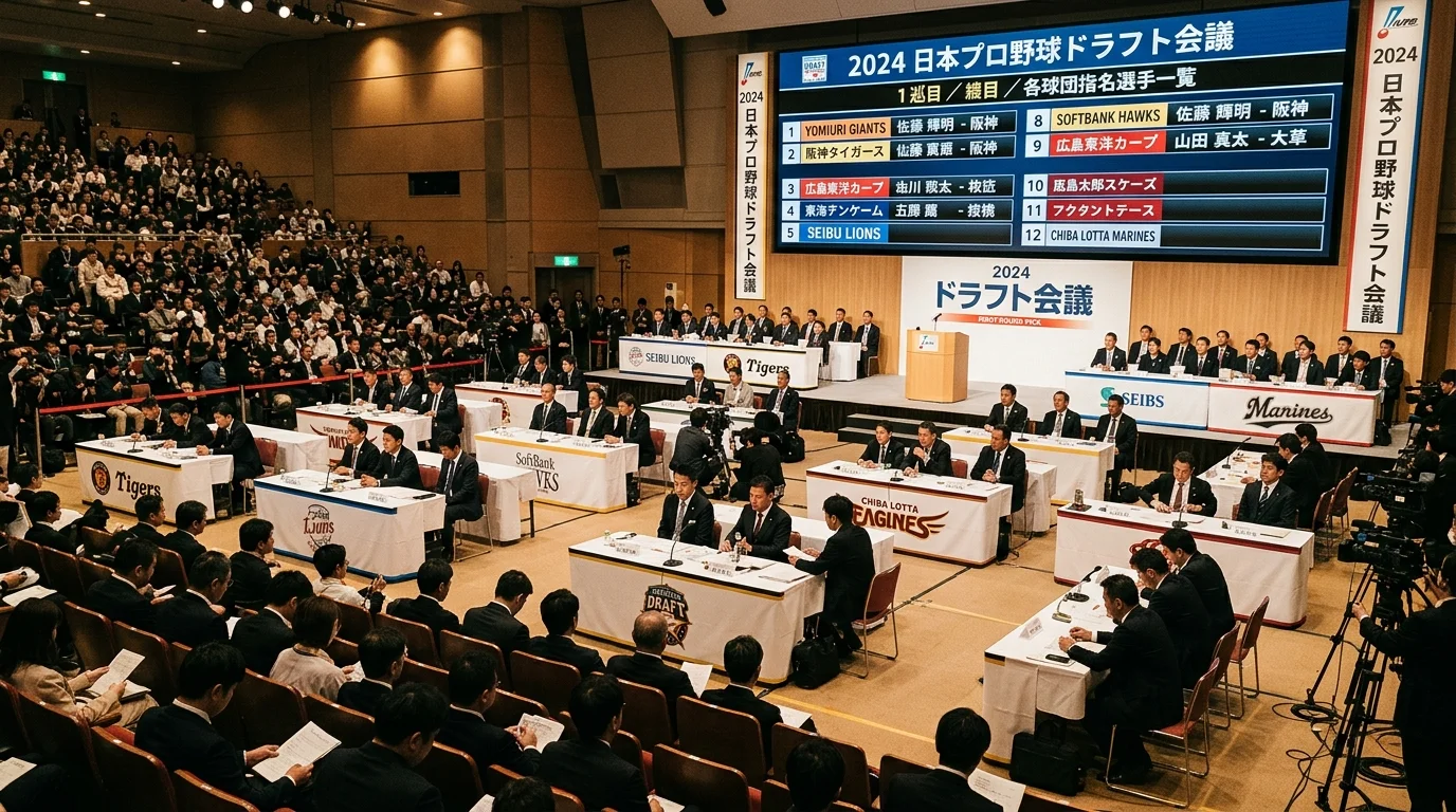プロ野球ドラフト会議2026：地上波で放送されない『2位指名以降・育成ドラフト』の魅力と完全生中継の視聴ルート